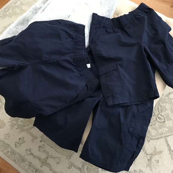 3 Pack - Children’s Place Navy Cotton Shorts - size 16 - Picture 7 of 7